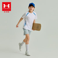 安德玛(Under Armour)儿童短T男童短袖T恤衫夏季儿童上衣休闲百搭撞色短T恤252120512