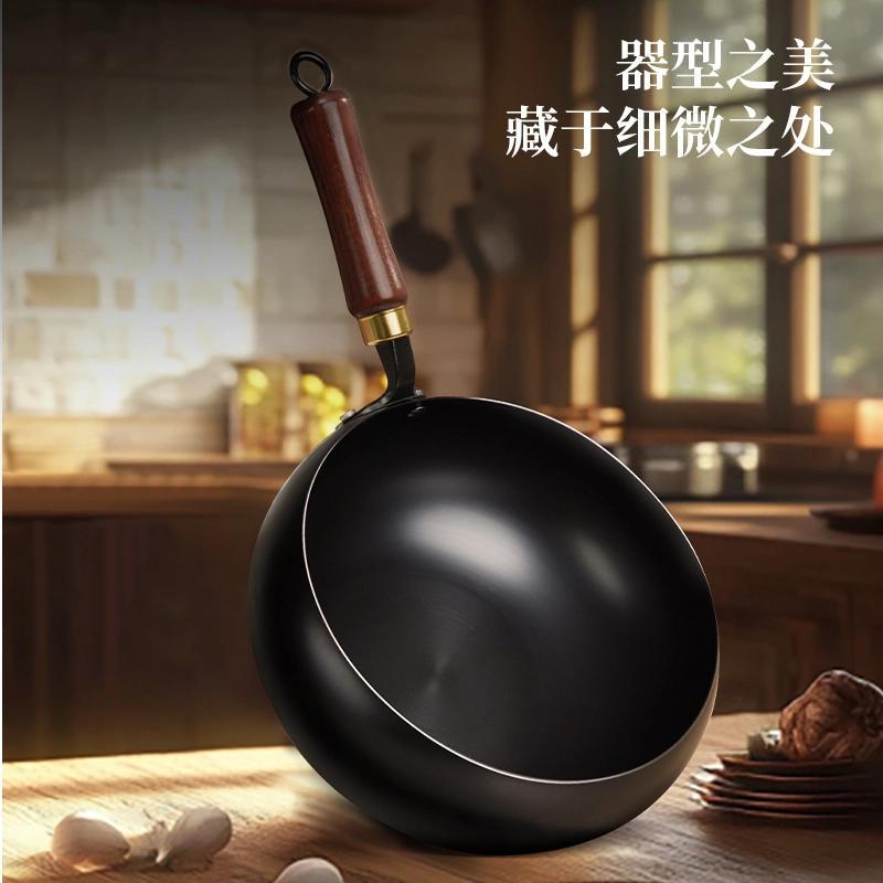 【加大加深】28CM大肚锅+玻璃锅盖+铁铲