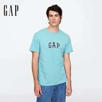 Gap 男女装春季纯棉字母logo短袖T恤常