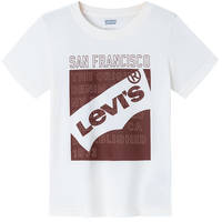 Levi's 李维斯童装男童短袖T恤23夏季儿童【商场同款】休闲复古胶印上衣  120 /60 【建议身高110-116cm】
