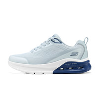 斯凯奇2025春季女子莫兰迪复古运动跑鞋立体缓震舒适柔软包裹 男款/灰色 蓝色/GYBL 42