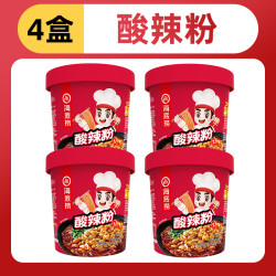 海底捞 番茄粉酸辣粉×4桶装