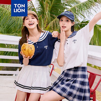  TONLION/唐狮 海军领 女士T恤
