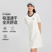 【撞色圆领】25年春夏针织裙女立体显瘦连衣裙女中长款