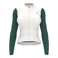 兰帕达骑行服春夏季公路车骑行上衣长袖骑行服套装短袖防晒骑行衣青韵 青韵-长袖（流云白）  （50-55kg）