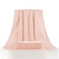 竹之锦 The Bamboo Kam 竹之锦 Y-031 竹纤维浴巾 70x140cm 粉色 不掉毛