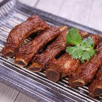 精气神 国产山黑猪肋排400g 冷冻黑猪排骨猪肋骨猪肋条 猪骨高汤食材