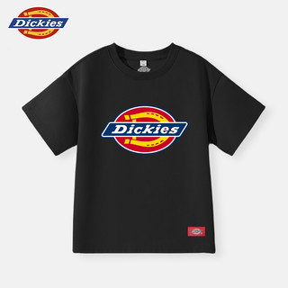 Dickies童装男童短袖t恤夏季儿童纯棉美式休闲半袖男孩夏款体恤A