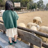 TOPSTAR女童皮鞋儿童公主鞋小女孩黑色软底小皮鞋演出舞蹈鞋单鞋 1608 韩国绿 29 内长185MM/脚长175mm