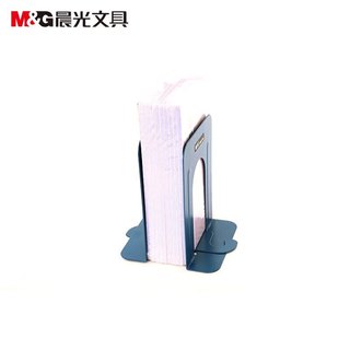 晨光(M&G)办公书立树影金属铁书立阅读架课桌收纳文具 6寸书挡书靠立书架 ABS91706 黑色 2片/1付 6寸 黑色 2片/1付