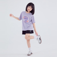 小猪班纳童装2025夏装新款儿童短袖T恤中大童女童圆领上衣女孩潮