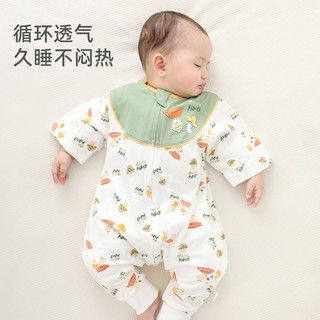 巴厘小猪【清仓】婴儿睡袋夏季薄款新生儿防惊跳襁褓四季通用防踢被 蘑菇音乐节 100cm