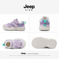 Jeep学步鞋轻稳2025夏季新款宝宝鞋男女透气网鞋软底机能鞋吉普宝宝鞋 鞋内长约20.7cm