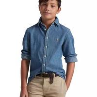 大童全棉休闲衬衫