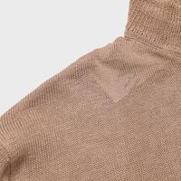 ZARA【舒适简约】女式休闲时尚舒适日常宽松开叉七分袖立领针织连衣裙