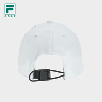 斐乐(FILA)男帽棒球帽秋季高尔夫运动帽遮阳帽鸭舌帽 雾灰蓝-LB XS