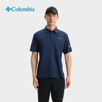Columbia哥伦比亚户外2025春夏男子钛金吸湿速干降温短袖POLO衫AE8078 464 S (170/92A)
