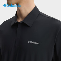 Columbia哥伦比亚户外25春夏男吸湿速干UPF50防晒POLO衫短袖T恤XE3849 010 L (180/100A)