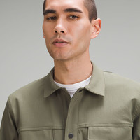 露露乐蒙lululemon丨Twill Utility 男士斜纹功能型夹克 拒水 LM3EM8S 中橄榄绿 2XL