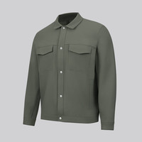 露露乐蒙lululemon丨Twill Utility 男士斜纹功能型夹克 拒水 LM3EM8S 军绿 S