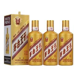 茅台 酱香酒 茅台王子（金王子） 53度 酱香型白酒 500ml*3瓶