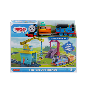 托马斯和朋友 THOMAS & FRIENDS进口火车玩具男孩玩具-轨道套装HDY58