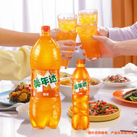 七喜 7-Up七喜美年达橙味汽水 果味 饮料 饮品 整箱 碳酸饮料 果汁整箱装 经典橙味500*12瓶