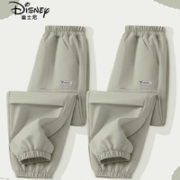 迪士尼女童工装裤2025夏季中大童宽松休闲裤儿童洋气运动休闲裤子 迪H方形魔术贴K葱绿*2 120