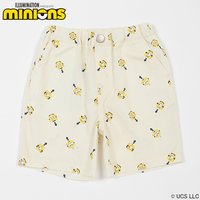 Petit Main 小黄人 什锦短裤 柔软棉质面料 适合80 130cm 薰衣草、ラベンダー