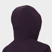 凯乐石（KAILAS）猎风冲锋衣户外徒步暴雨级2L防水可拆帽单层登山服男女 女款-凝夜紫【防水15000】 XXS