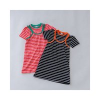 D petitmain 100 棉质儿童T恤与吊带连衣裙套装_241202 粉色、ピンク