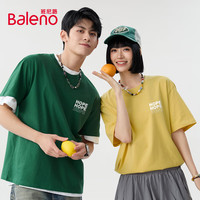 Baleno/班尼路 纯棉 男士圆领短袖T恤
