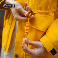 UNICARE三合一专业冲锋衣女防水防风透汽 户外徒步登山滑雪服2025 太空灰 M