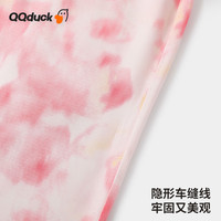可可鸭(QQ DUCK)童装儿童防蚊裤女童打底裤夏季弹力瑜伽裤 (K绚丽防蚊裤)粉色 140