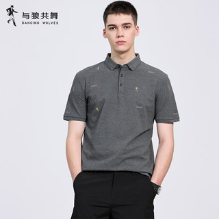  DANCING WOLVES/与狼共舞 透气 男士Polo衫