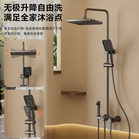移动端、国家补贴、京东百亿补贴：惠达 TS105S 淋浴花洒套装 巨幕增压精铜主体