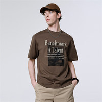 马克华菲T恤男春夏季圆领透气打底衫潮美拉德男士短袖上衣