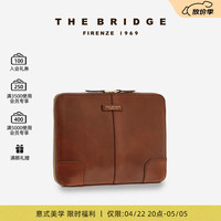 THE BRIDGE 桥牌 手工牛皮中号男复古手提包证件包 中号公文包