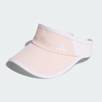 adidas阿迪达斯2025夏女大童帽子训练运动遮阳空顶帽粉色 JN3805