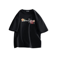 雪中飞2025时尚休闲圆领短袖男女同款夏季印花T恤百搭 XL