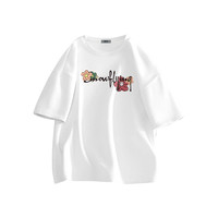 雪中飞2025时尚休闲圆领短袖男女同款夏季印花T恤百搭 3XL