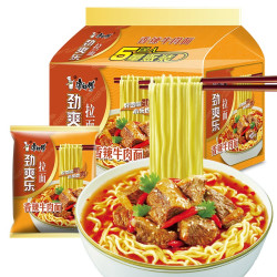 康师傅 香辣牛肉面81g*5包