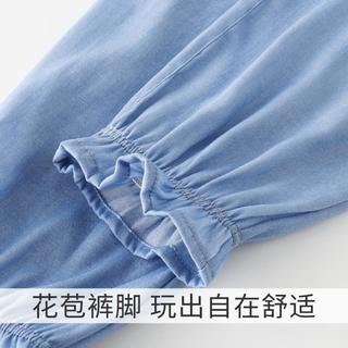 巴布豆 BoBDoG防蚊裤女童夏 季薄 款小童女孩宝宝儿童灯笼裤外穿