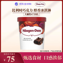 哈根达斯 经典比利时巧克力口味大桶冰淇淋473ml 家庭装（任选4件）