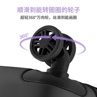 Gmt for kids儿童行李箱可登机旅行箱轻便可爱果冻箱中学小学拉杆箱男Jelly黑
