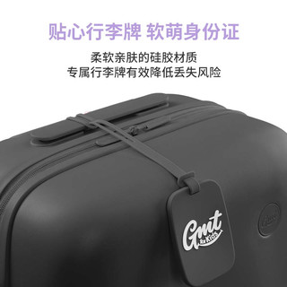 Gmt for kids儿童行李箱可登机旅行箱轻便可爱果冻箱中学小学拉杆箱男Jelly黑