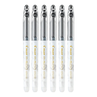 百乐中性笔（PILOT）百乐P500考试笔-金标系列 针管中性笔0.5mm顺滑针嘴水笔签字笔 考试专 云石黑 单支装