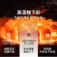 jiwoo釉下彩餐具套装家用陶瓷汤碗碟套装搬家乔迁送 ☆☆☆质检报告 放心☆☆☆