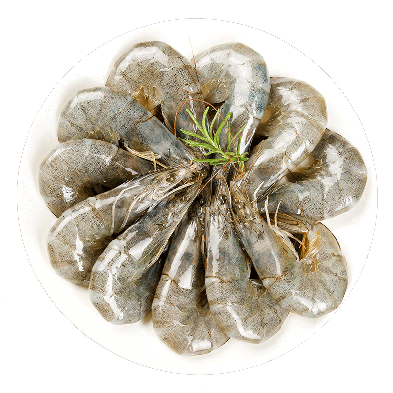 蟹君宝新鲜大虾鲜活超大基围虾生鲜青岛海虾冷冻白虾对虾海鲜水产盐冻虾 10-12cm大虾 壳薄肉厚 3斤(净重)