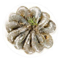 蟹君宝新鲜大虾鲜活超大基围虾生鲜青岛海虾冷冻白虾对虾海鲜水产盐冻虾 10-12cm大虾 壳薄肉厚 3斤(净重)